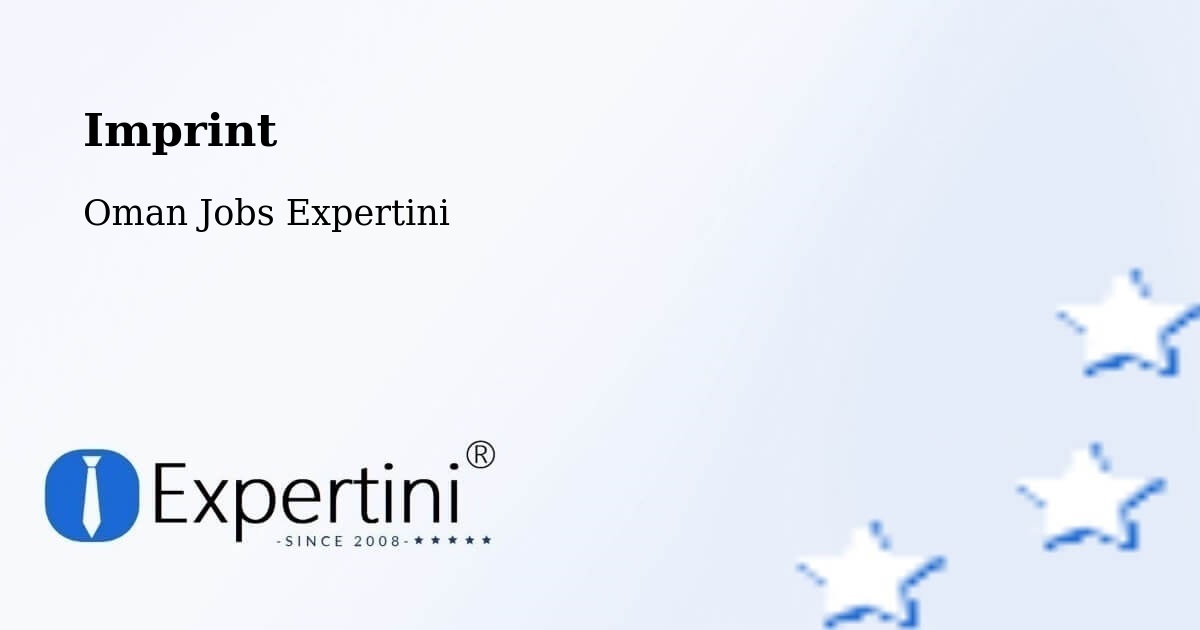 Imprint – Al Khābūrah - Oman Jobs Expertini